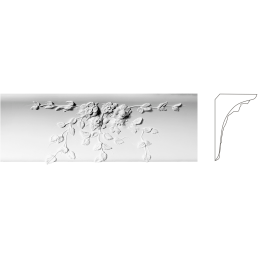 Карниз з гіпсу к-182 h172х140мм