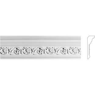 Карниз з гіпсу к-183 h145х58мм