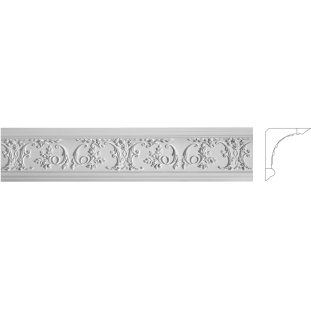 Карниз з гіпсу к-184 h160х130мм