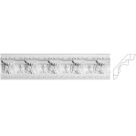 Карниз з гіпсу к-185 h140х150мм