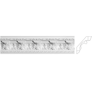 Карниз з гіпсу к-185 h140х150мм