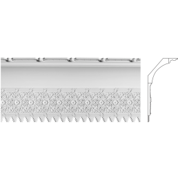 Карниз из гипса к-188 h250х135мм