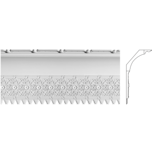 Карниз из гипса к-188 h250х135мм
