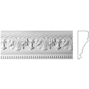 Карниз з гіпсу к-196 h103х32мм