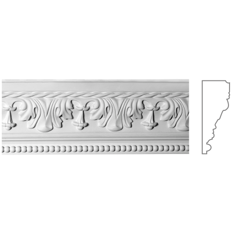 Карниз из гипса к-196 h103х32мм