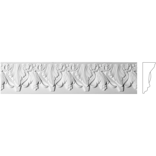 Карниз з гіпсу к-212 h125х47мм