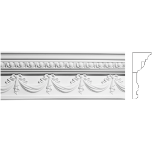 Карниз з гіпсу к-223 h200х90мм