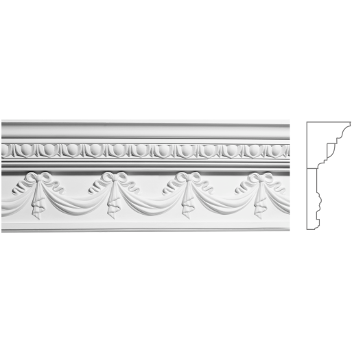 Карниз из гипса к-223 h200х90мм