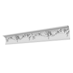 Карниз з гіпсу к-124 h220х110мм