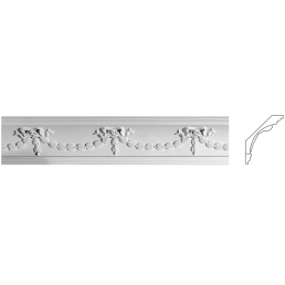 Карниз з гіпсу к-105 h150х125мм
