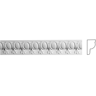 Карниз з гіпсу к-107 h45х26мм