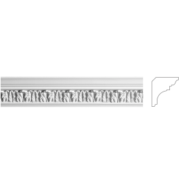 Карниз з гіпсу к-46б h65х75мм