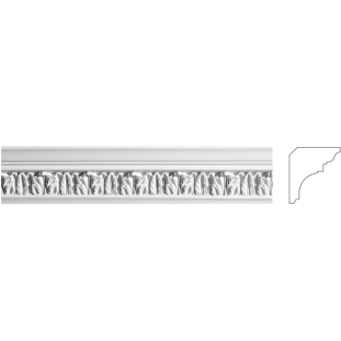 Карниз из гипса к-46б h65х75мм