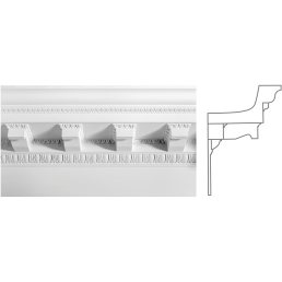 Карниз з гіпсу к-47 h352х250мм