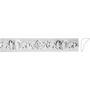 Карниз из гипса к-5 h115х70мм