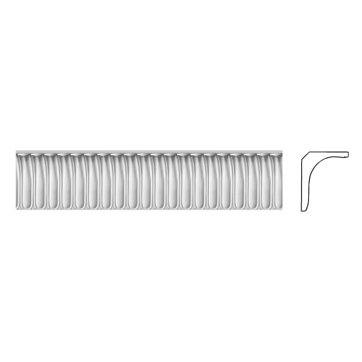 Карниз з гіпсу к-274 h100х80мм