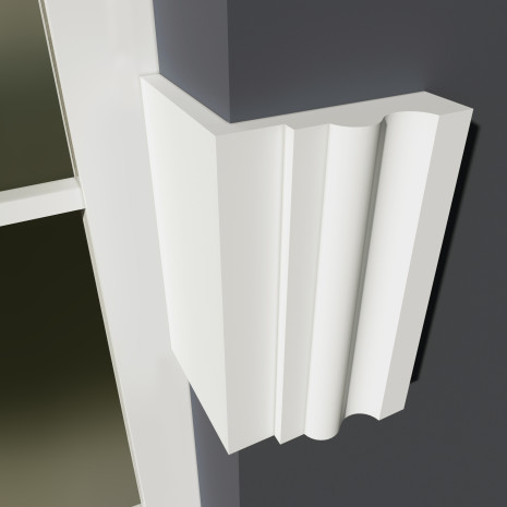 Фасадний кутовий молдинг (лиштва) ФМ 16а (h 170)