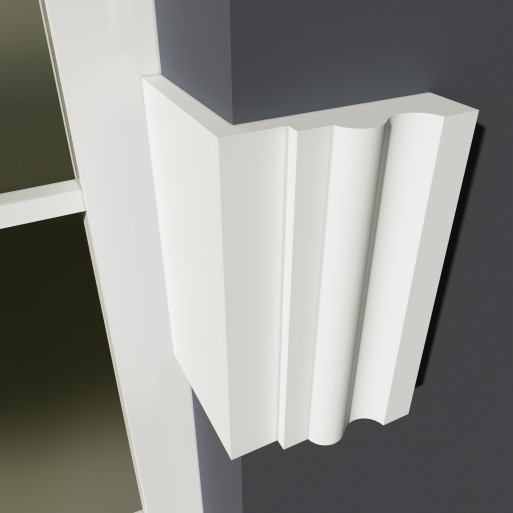 Фасадний кутовий молдинг (лиштва) ФМ 16а (h 170)