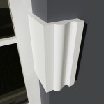 Фасадний кутовий молдинг (лиштва) ФМ 21а (h 130)