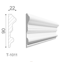 Тяга, молдинг з гіпсу т-1011