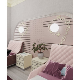 Метелики, бабки, пташки з гіпсу на стіну