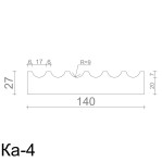 Пілястра з гіпсу ка-4