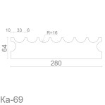Пілястра з гіпсу ка-87