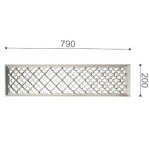 Гіпсова вентиляційна решітка ПЛ-26