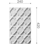 Гіпсова вентиляційна решітка ПЛ-1