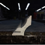 Карниз з гіпсу к-20 h85х55мм