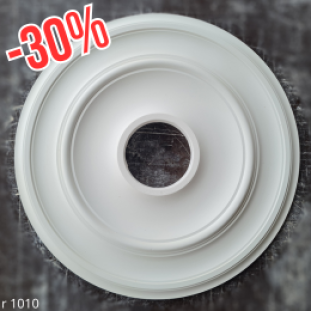 Розетка гіпсова гладка у сучасному стилі р-1014 Ø560