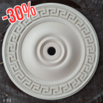 Розетка гіпсова в грецькому стилі з міандром по канту р-93 Ø560