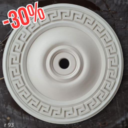 Розетка гіпсова в грецькому стилі з міандром по канту р-93 Ø560