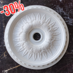 Розетка з гіпсу з квіткою у класичному стилі р-20 Ø540