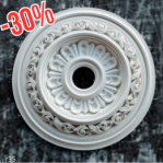 Розетка гіпсова в класичному стилі з квіткою р-35 Ø640