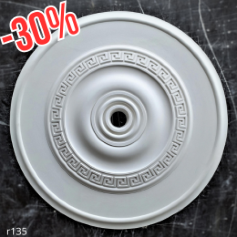 Розетка гіпсова в грецькому стилі з міандром р-135 Ø750