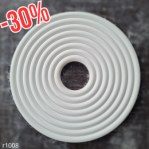 Розетка гіпсова гладка у сучасному стилі р-1008 Ø560