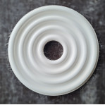 Розетка гіпсова гладка у сучасному стилі р-1007 Ø560