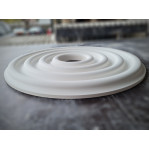 Розетка гіпсова гладка у сучасному стилі р-1007 Ø560