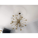 Розетка гіпсова гладка у сучасному стилі р-1009а Ø410