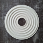 Розетка гіпсова гладка у сучасному стилі р-1009 Ø560