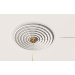 Розетка гіпсова гладка у сучасному стилі р-1009а Ø410