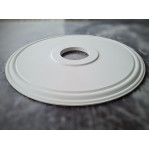 Розетка гіпсова гладка у сучасному стилі р-1010 Ø560