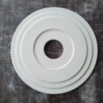 Розетка гіпсова гладка у сучасному стилі р-1012 Ø560