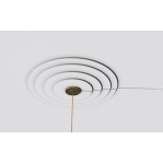 Розетка гіпсова гладка у сучасному стилі р-1013а Ø410