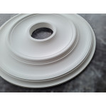 Розетка гіпсова гладка у сучасному стилі р-1014 Ø560