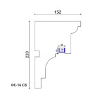Фк світловий-14 h220х152мм