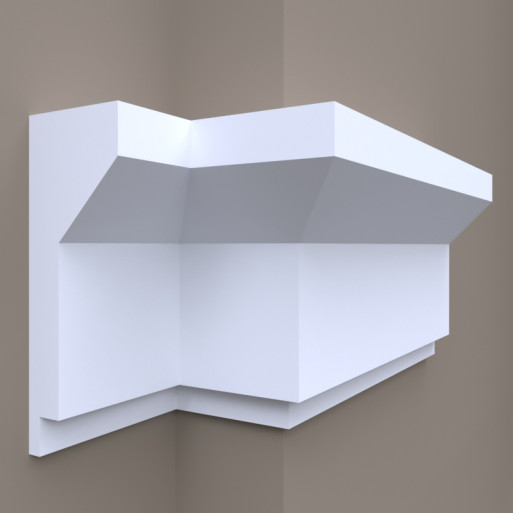 Фасадний карниз ФК28 H 610x220