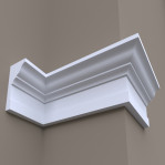 Фасадний карниз ФК30 H 145x65