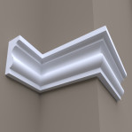 Фасадний карниз ФК34 Н 150х65